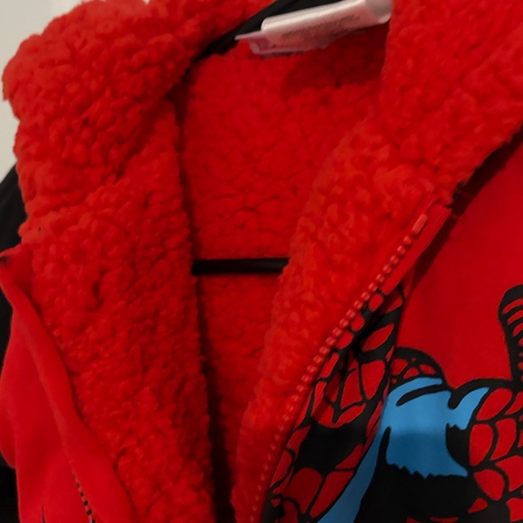 Kids Superhero 4T Jacket - Red and Black - Picture 2 of 2